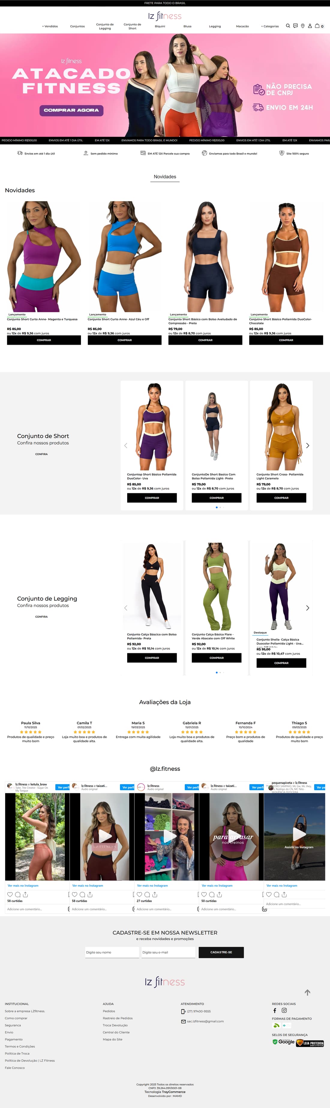 E-commerce LZ Fitness