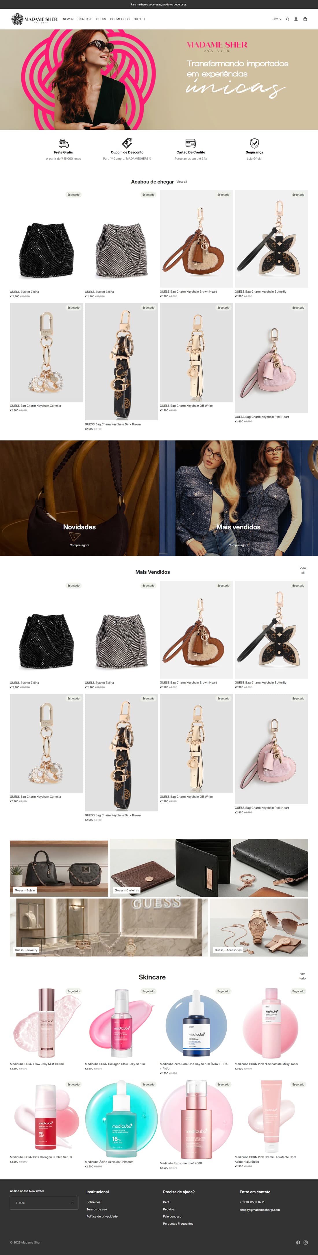 E-commerce Madame Sher
