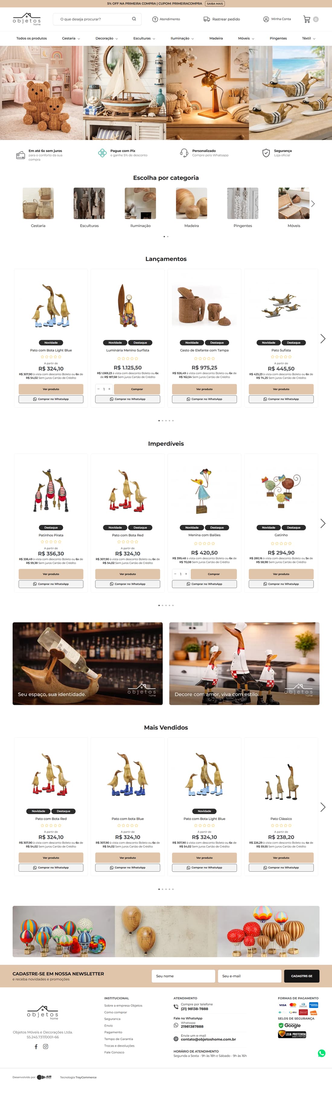 E-commerce Objetos Home