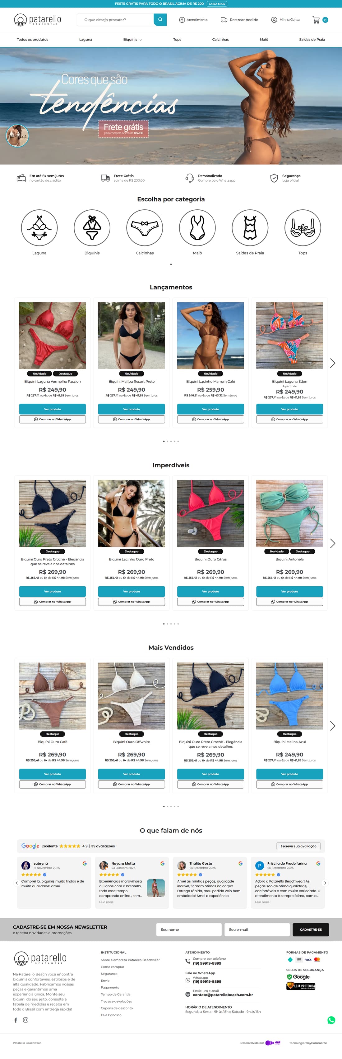 E-commerce Patarello Beach